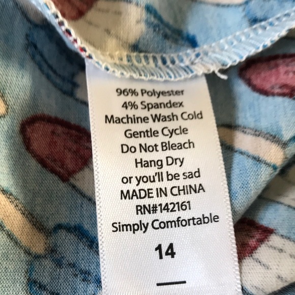 BNWT Lularoe Sloan size 14. - Picture 3 of 3